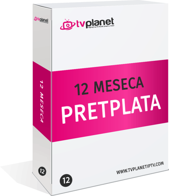 TVPlanet IPTV 12 Meseca Pretplata